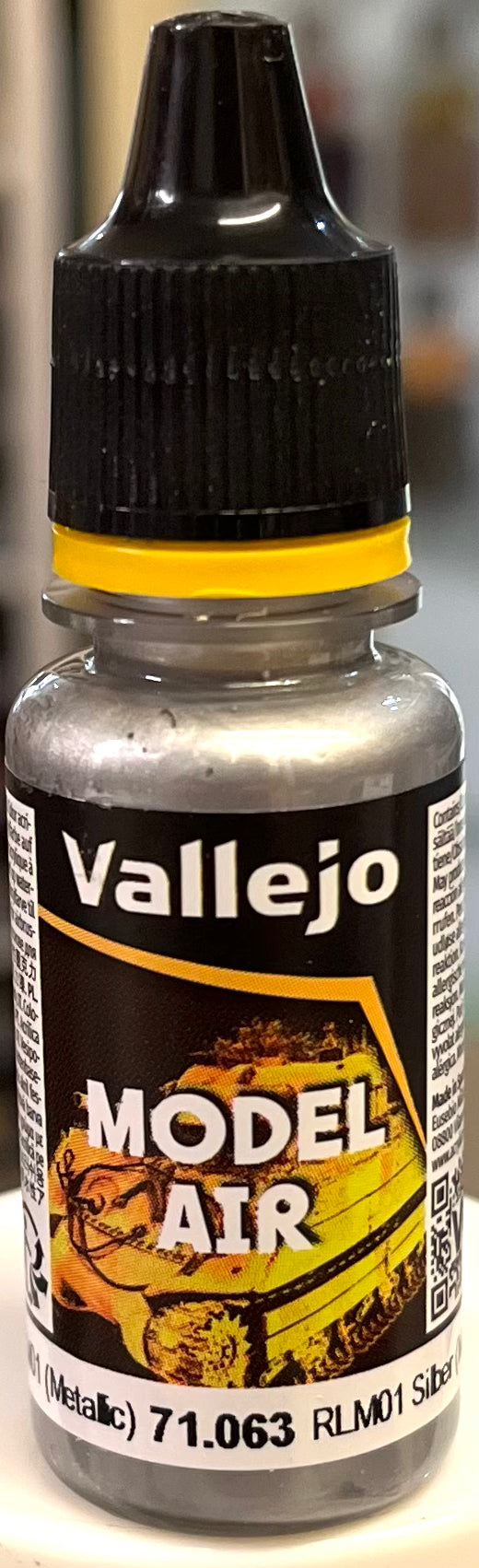 Vallejo Model Air 71.063 Silver RLM01