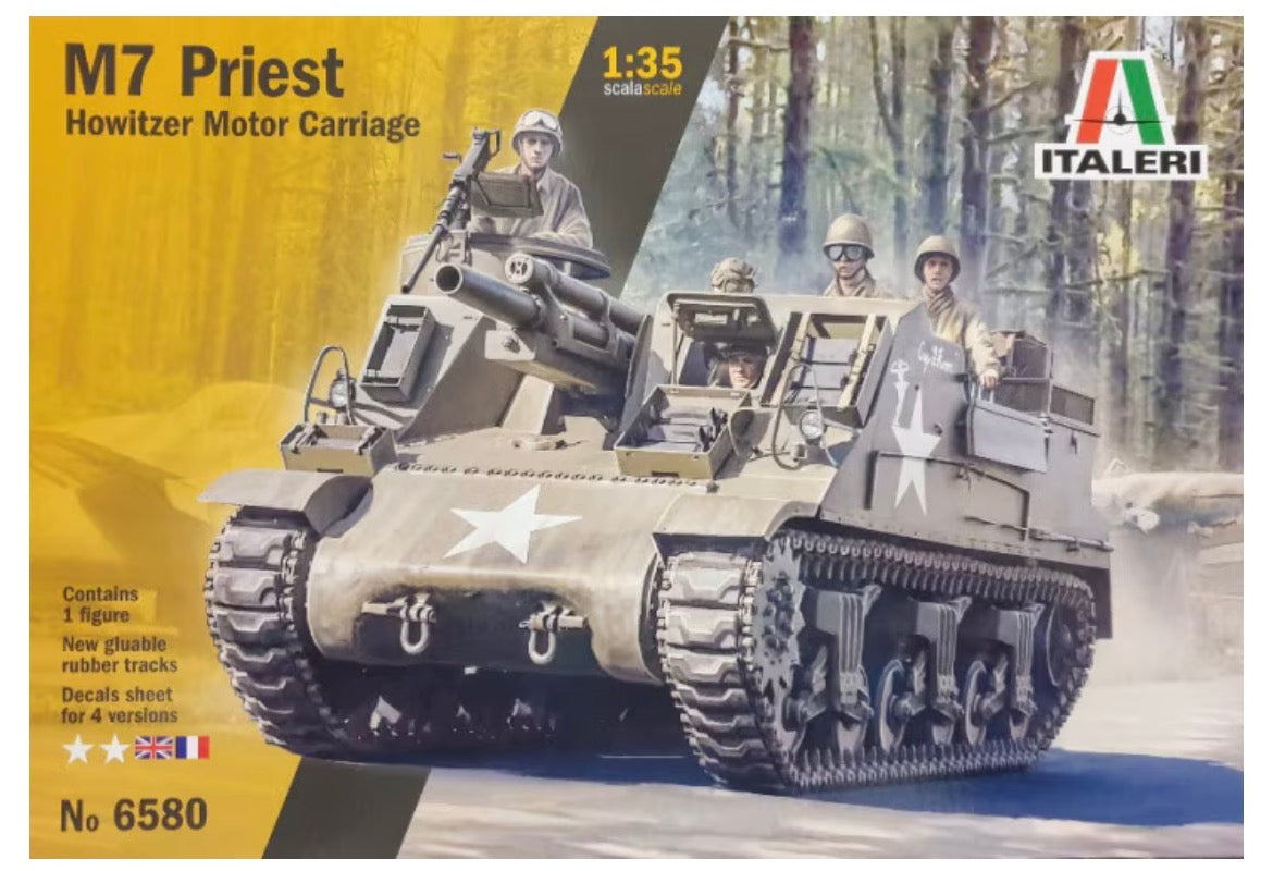 Italeri 6580 M7 Priest Howitzer Motor Carriage
