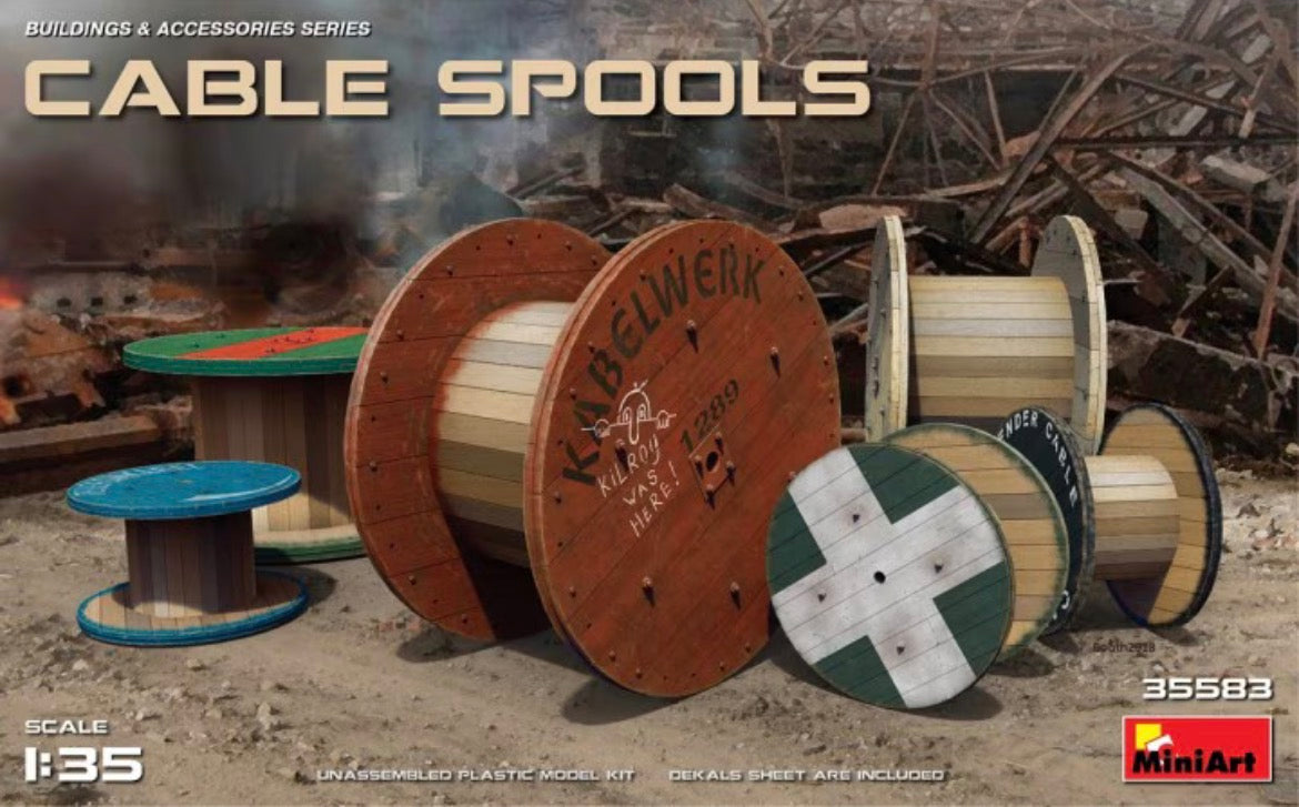 Miniart 35583 Cable Spools