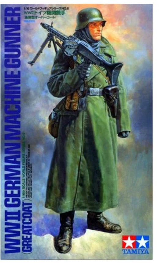 Tamiya 36306 WWII German Machine Gunner (Greatcoat)