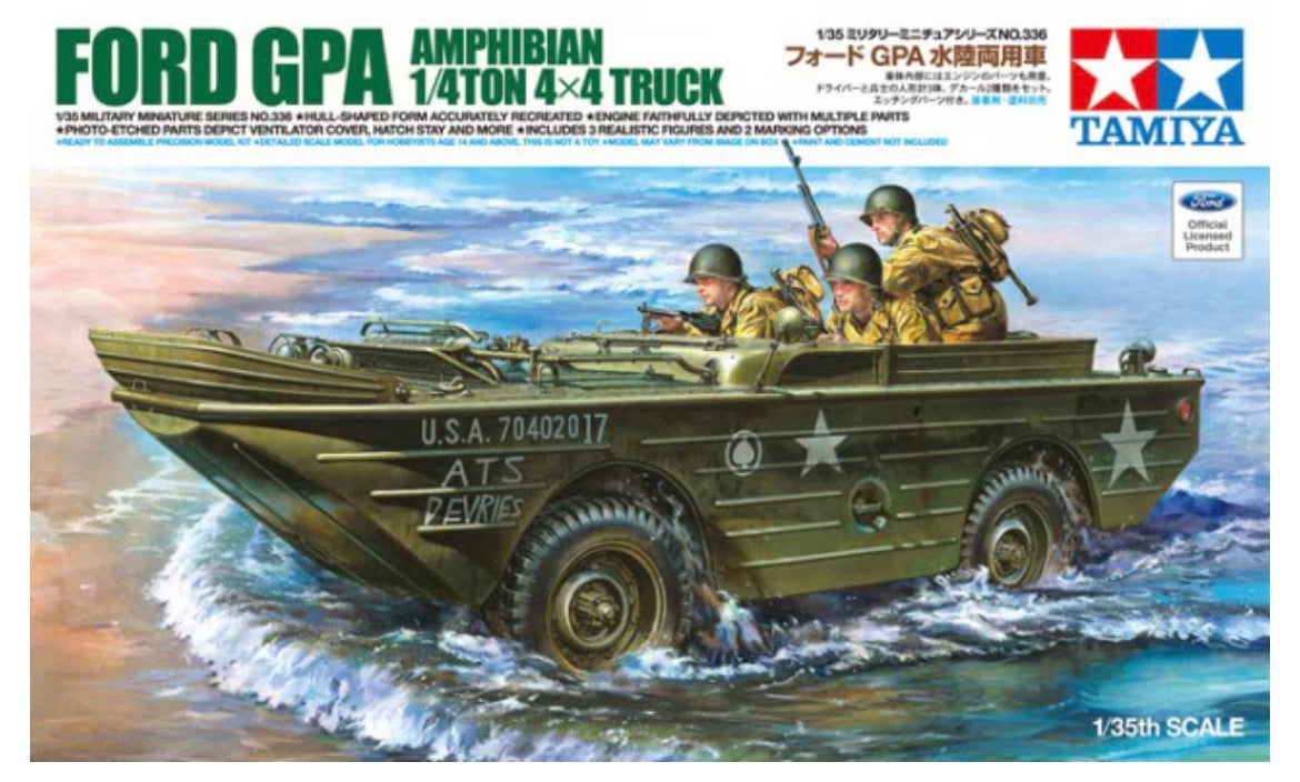 Tamiya 35336 Ford GPA Amphibian 1/4 ton 4x4 Truck