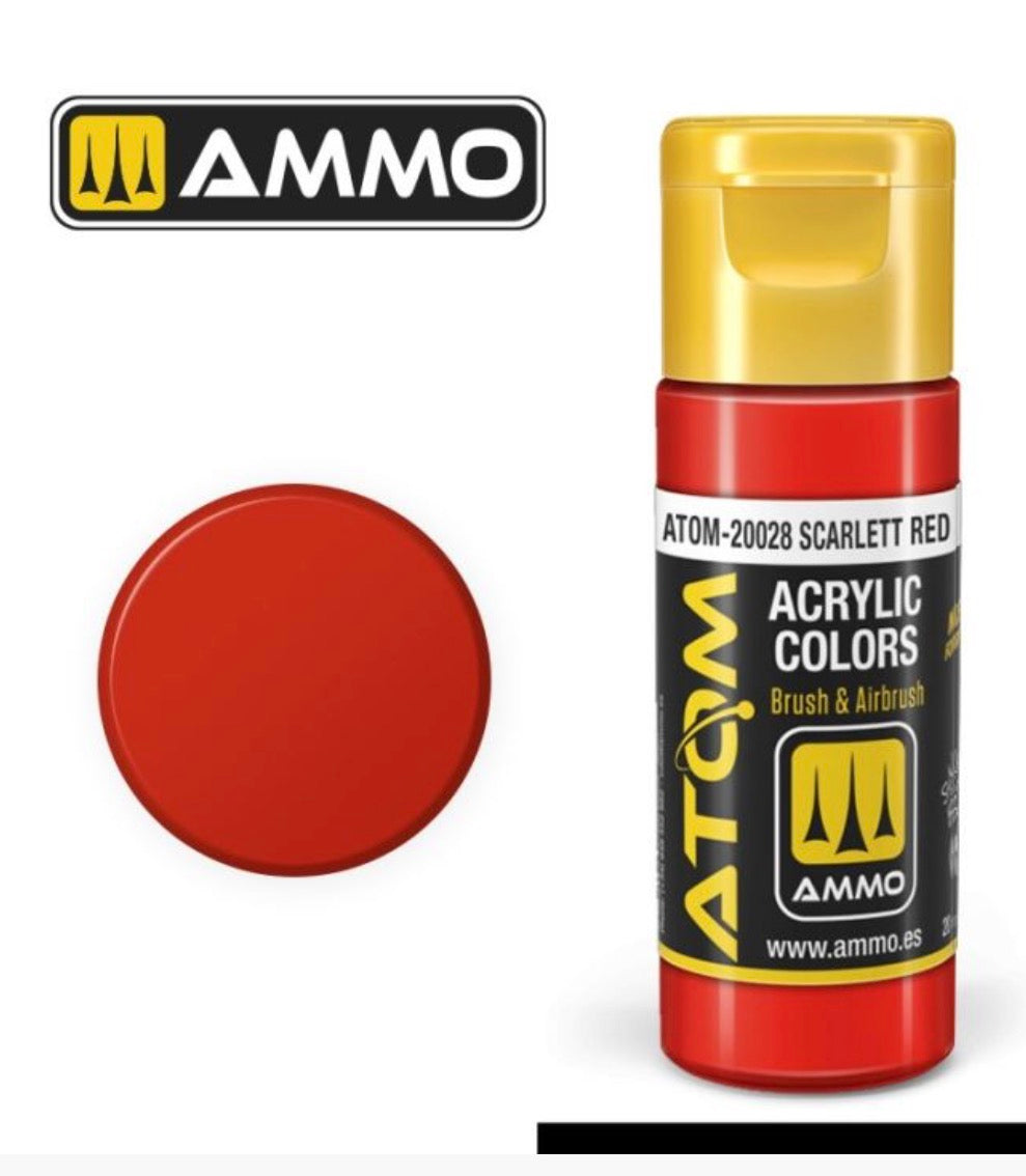 Atom 20028 Scarlett Red