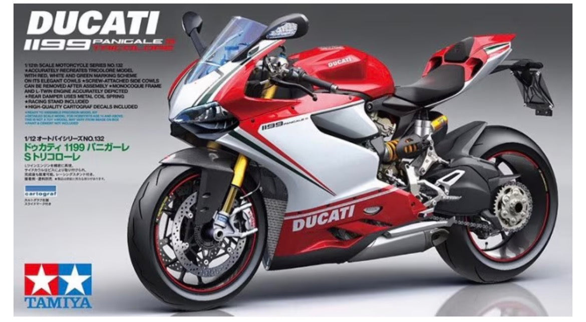 Tamiya 14132 Ducati 1199 Panigale S Tricolour