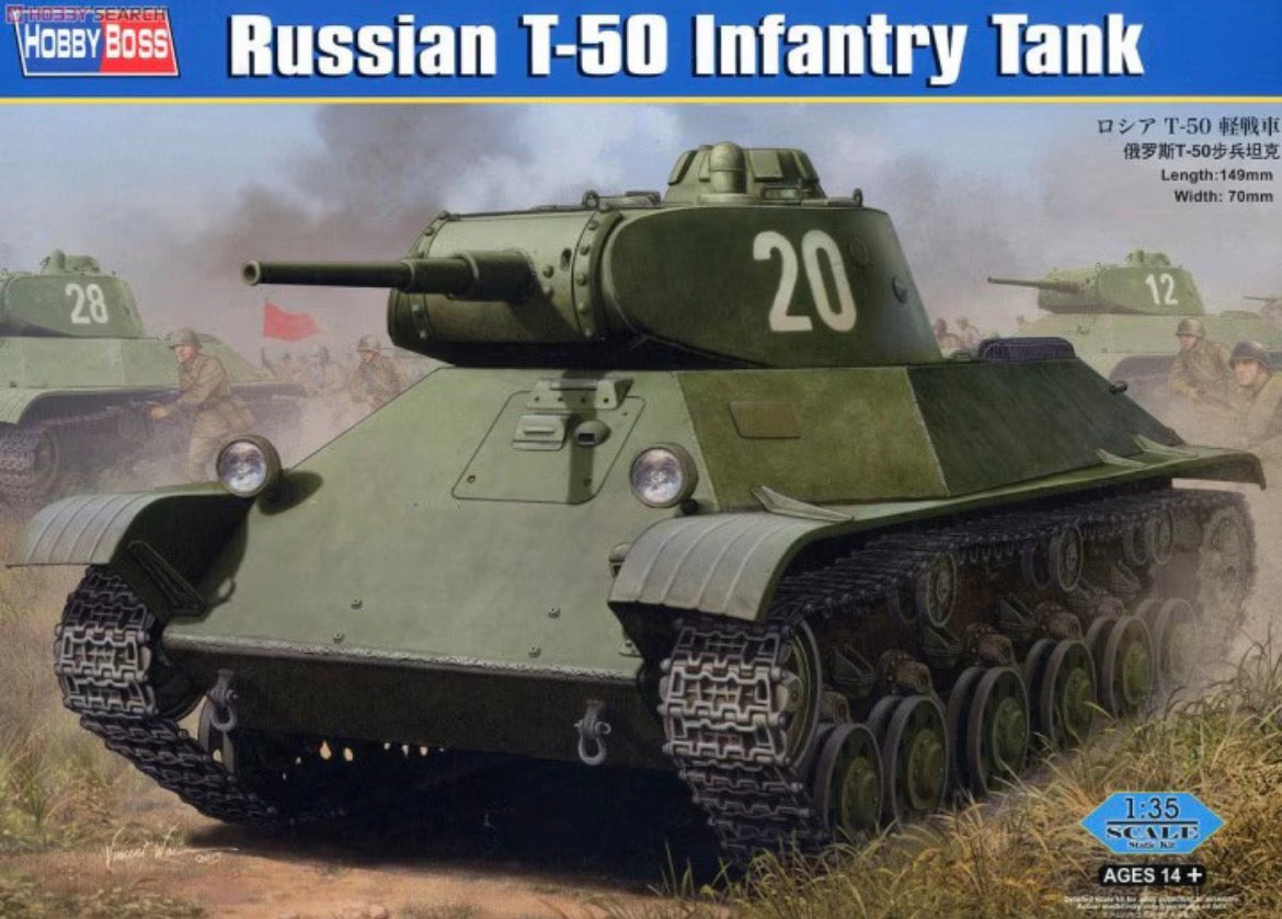 *Pre-Owned* Hobbyboss 83827 Russian T-50 Infantry Tank