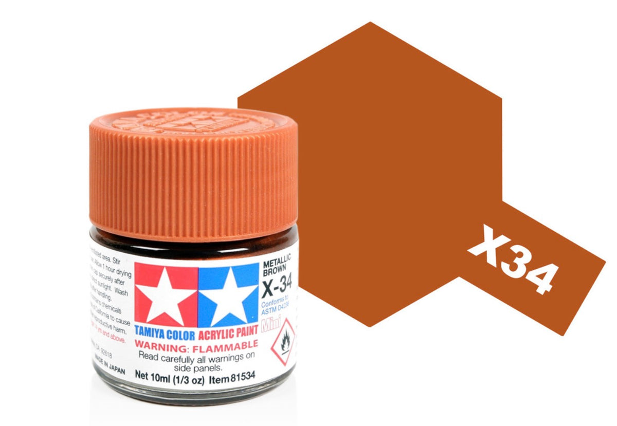 Tamiya X-34 Metallic Brown