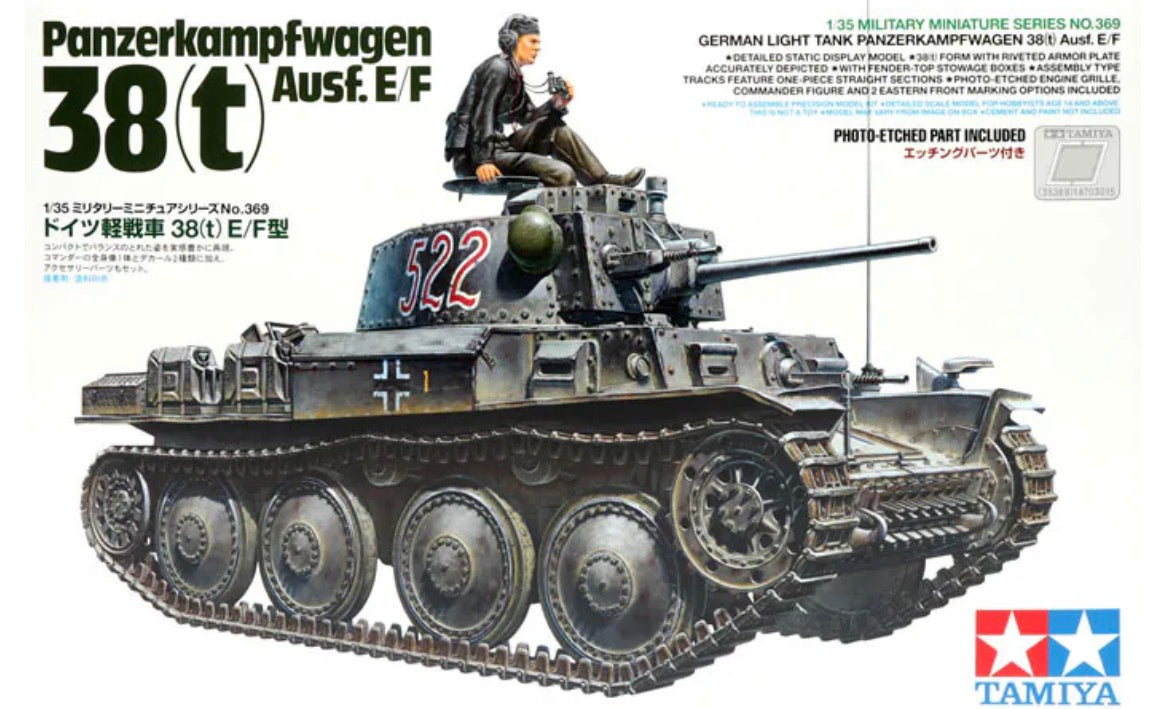 Tamiya 35369 Panzerkampfwagen 38(t) Ausf.E/F
