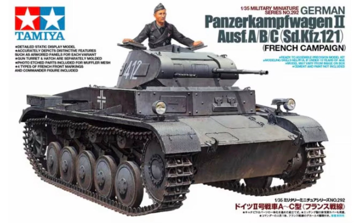 Tamiya 35292 Panzerkampfwagen II Ausf.A/B/C