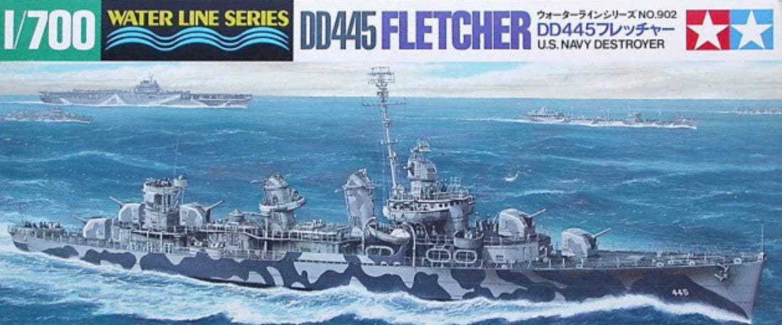 Tamiya 31902 US Navy Destroyer DD445 Fletcher