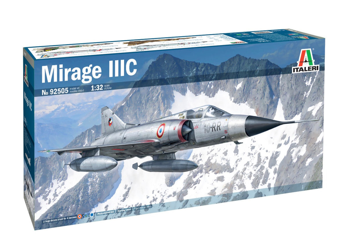Italeri 92505 Dassault Mirage IIIC Interceptor Aircraft