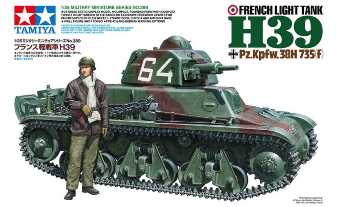 Tamiya 35389 French Light Tank H39