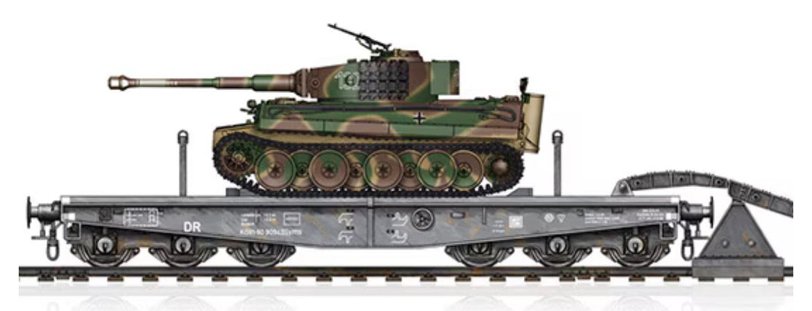 Hobbyboss 82934 Schwere Plattformwagen Type SSyms 80 and Pz.Kpfw.VI.Ausf.E Sd.Kfz.181 Tiger I