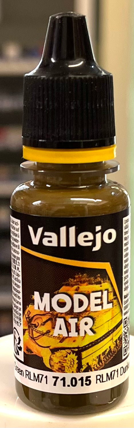 Vallejo Model Air 71.015 Dark Green RLM71