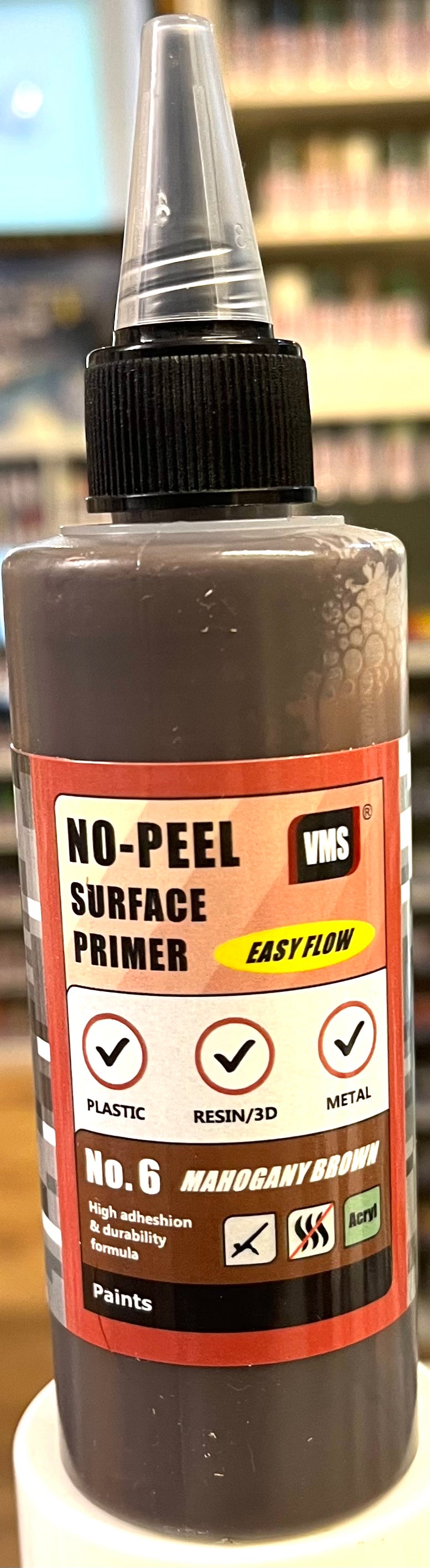 VMS No-Peel Surface Primer Mahogany Brown