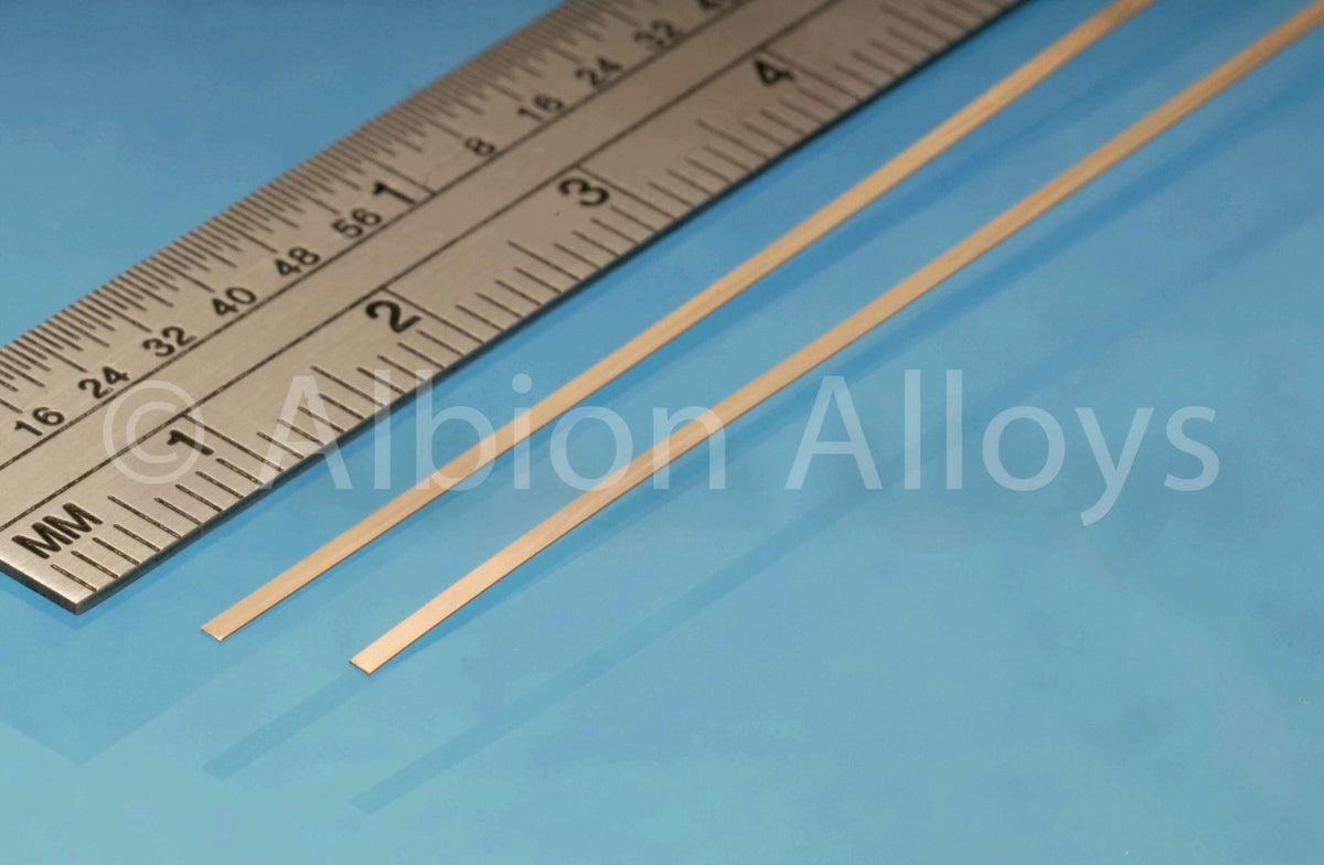 Albion Alloys PB1 Phosphor Bronze Strip 1mm X 0.135mm