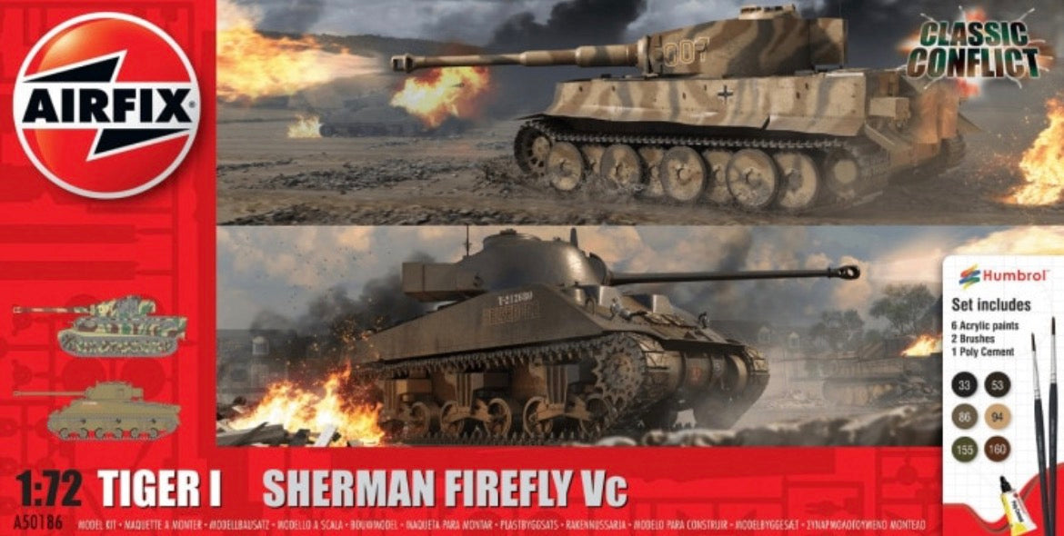 Airfix A50186 Tiger I & Sherman Firefly Vc