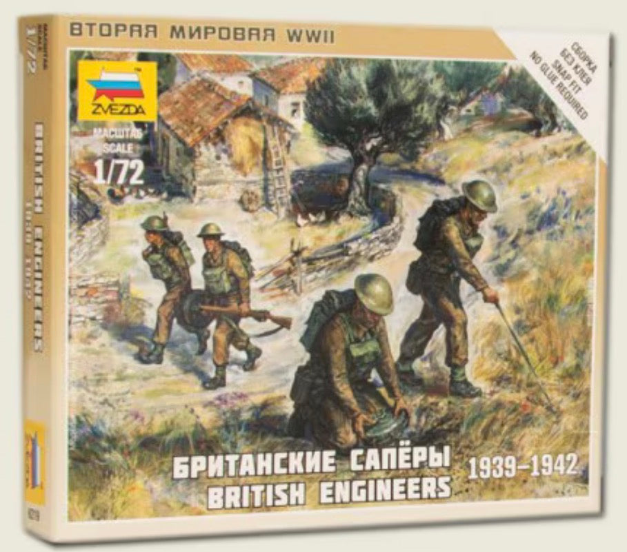 Zvezda 6219 British Engineers 1939-1942