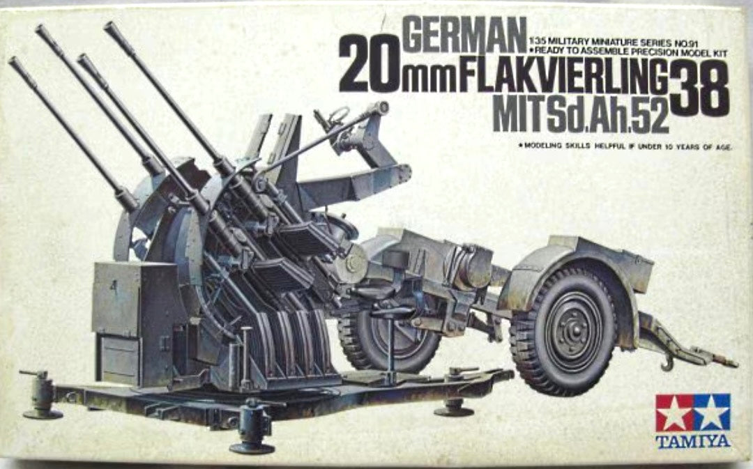Tamiya 35091 German 20mm Flakvierling 38