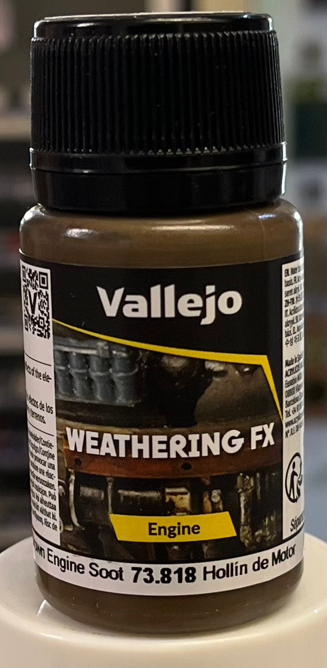 Vallejo Weathering FX 73.818 Brown Engine Soot