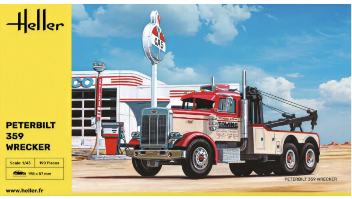 Heller 80794 Peterbilt 359 Wrecker