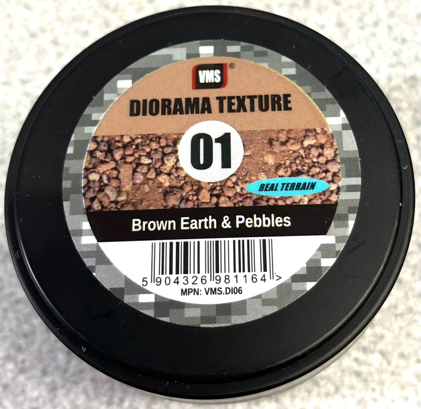 VMS Diorama Texture 01 Brown Earth and Pebbles