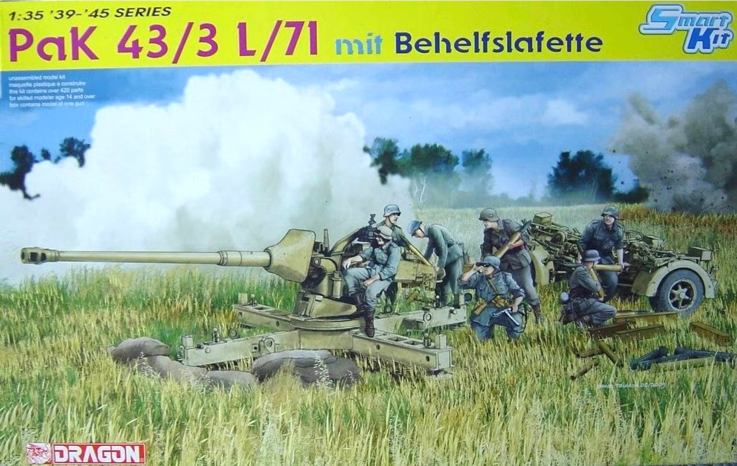 Dragon 6522 PaK 43/3 L/71 mit Behelfslafette