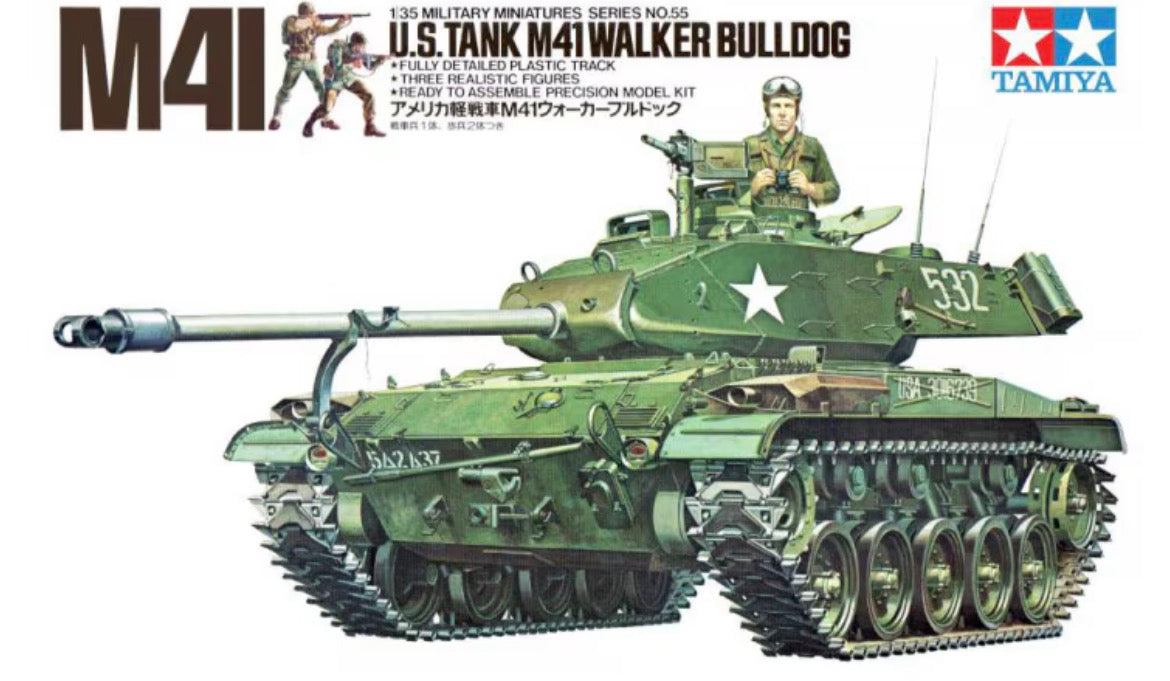 *Pre-Owned* Tamiya 35055 US Tank M41 Walker Bulldog