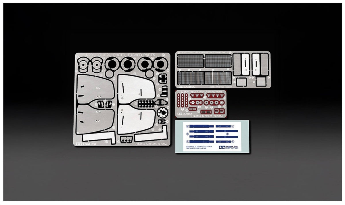 Tamiya 12639 1/20 Lotus Type 79 1979 PE Parts Set