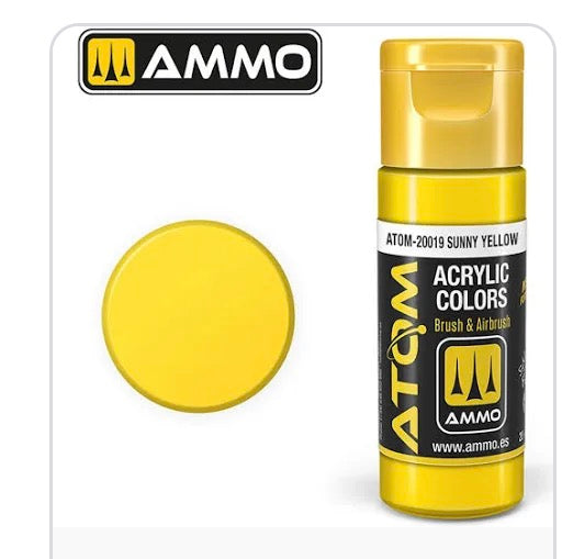 Atom 20019 Paint Sunny Yellow