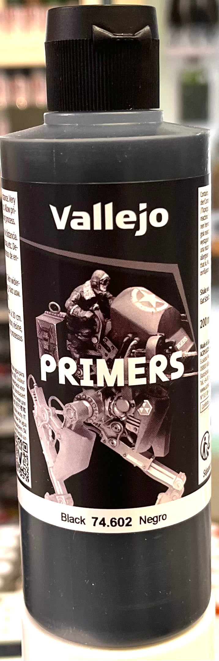 Vallejo 74.602 Black Primer 200ml