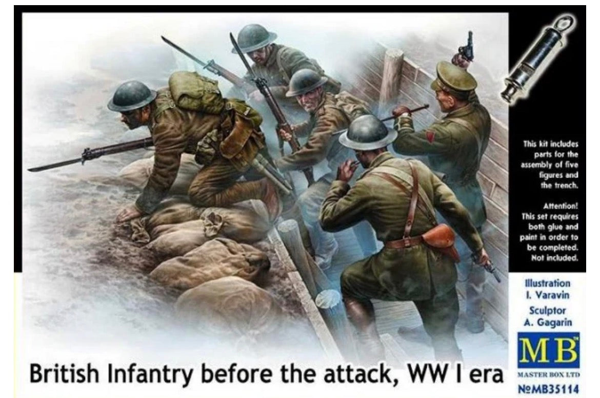 Master Box MB35114 British Infantry Before The Attack