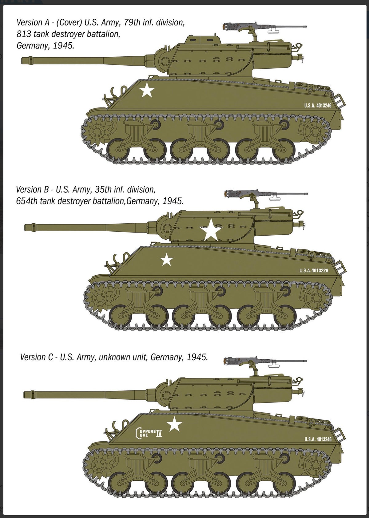 Italeri 96538 M36B1 90mm Gun Motor Carriage