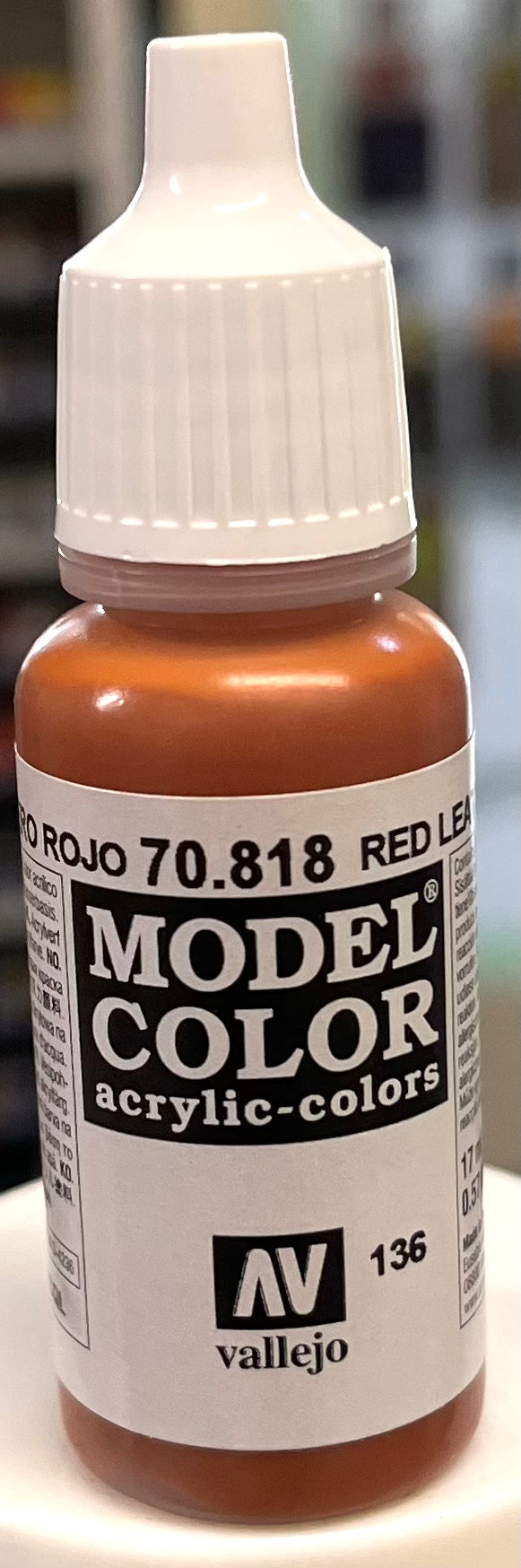 Vallejo Model Color 70.818 Red Leather