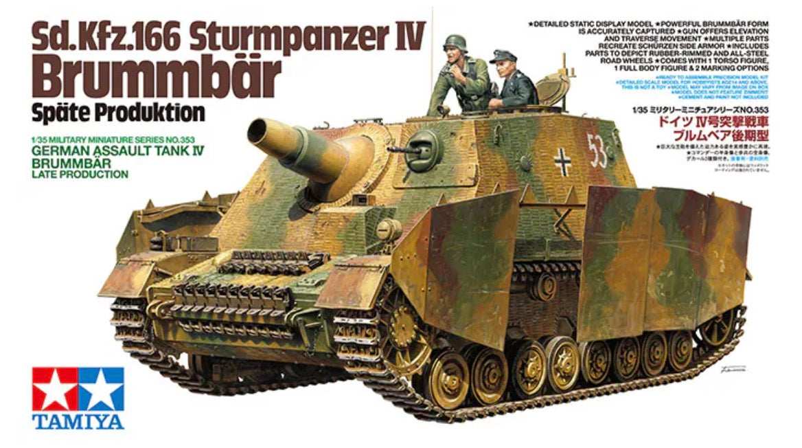 Tamiya 35353 Sd.Kfz.166 Sturmpanzer IV Brummbär