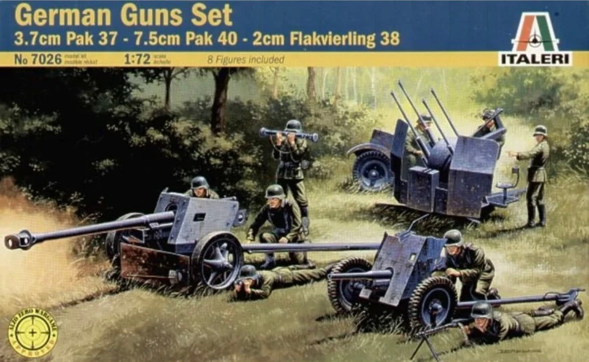 Italeri No.7026 German Guns Set