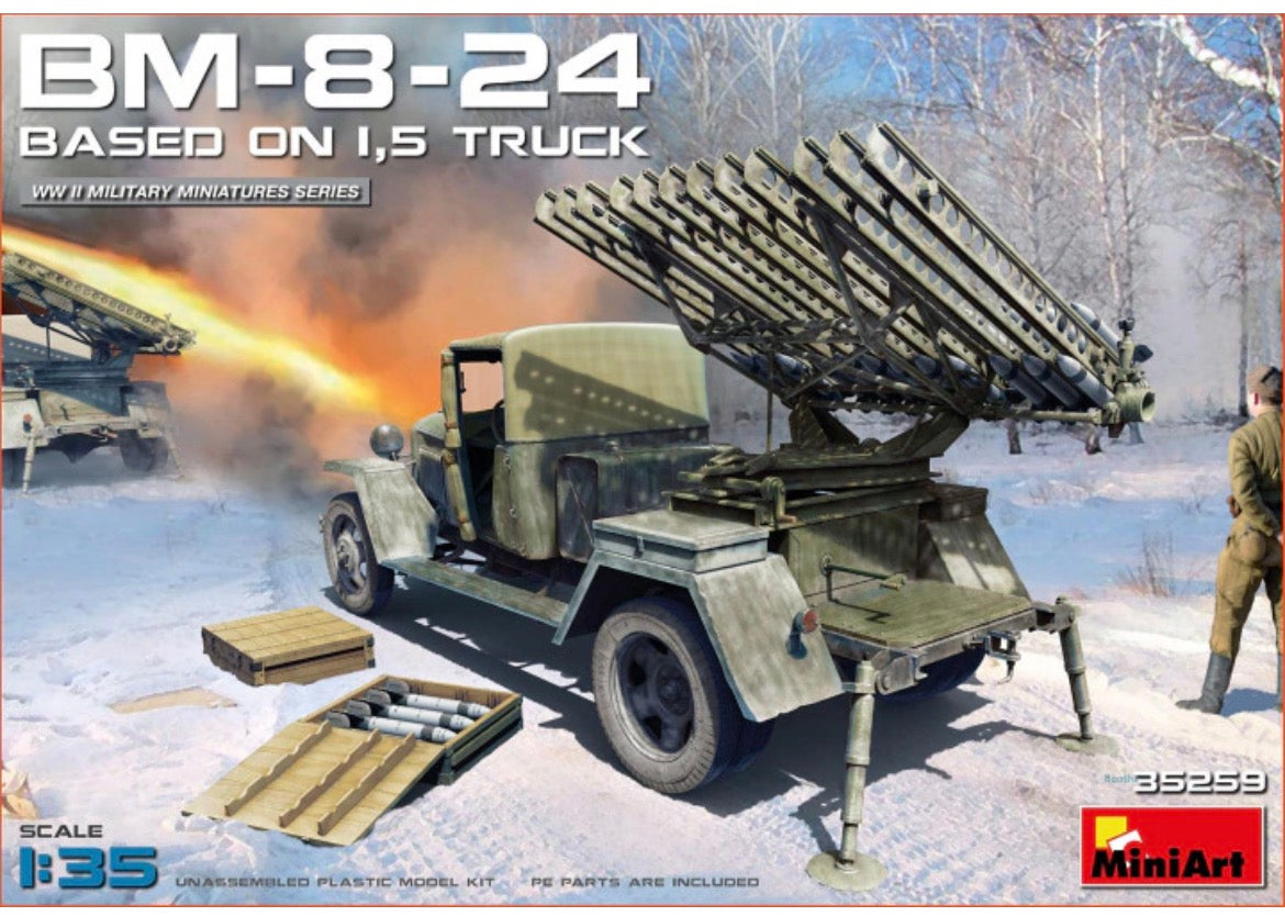 Miniart 35259 BM-8-24 Based on 1.5T Truck