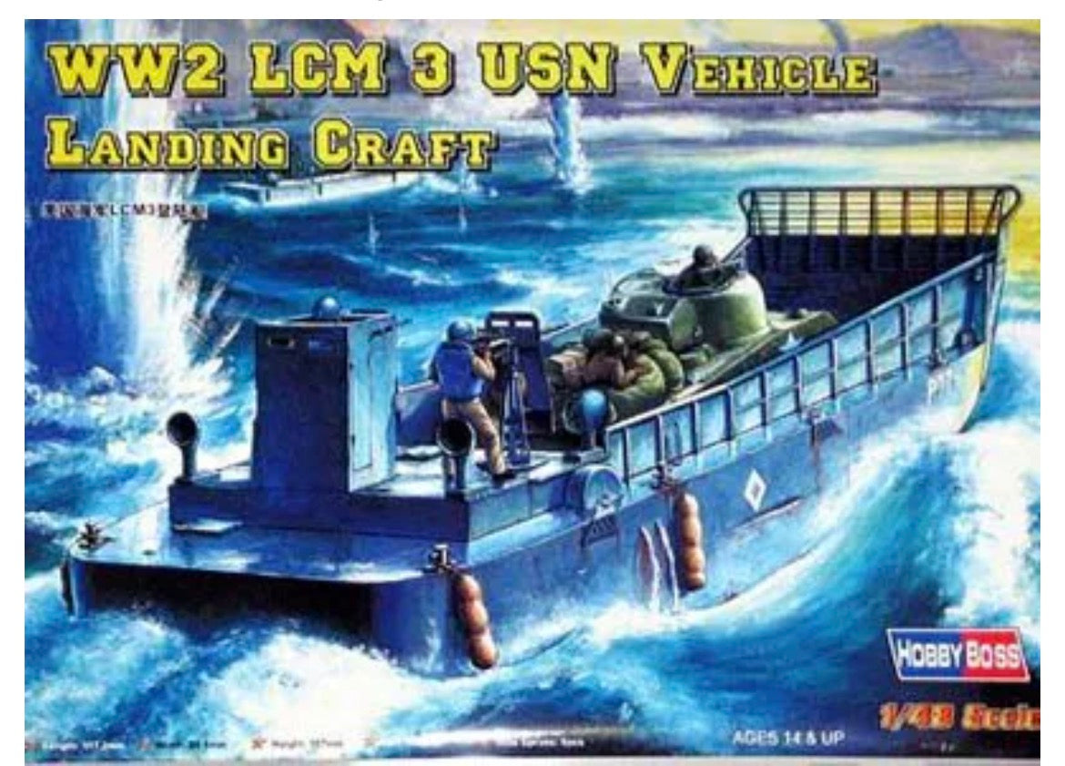 Hobbyboss 84817 LCM 3 USN Vehicle Landing Craft