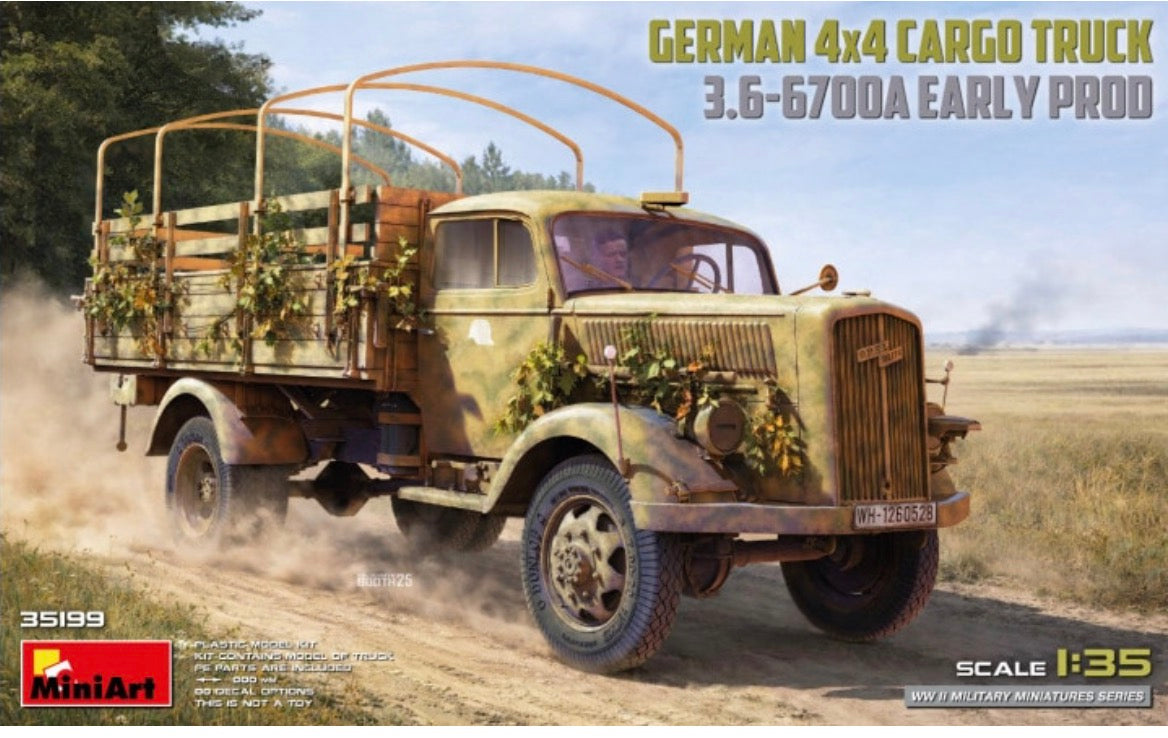Miniart 35199 German 4x4 Cargo Truck
