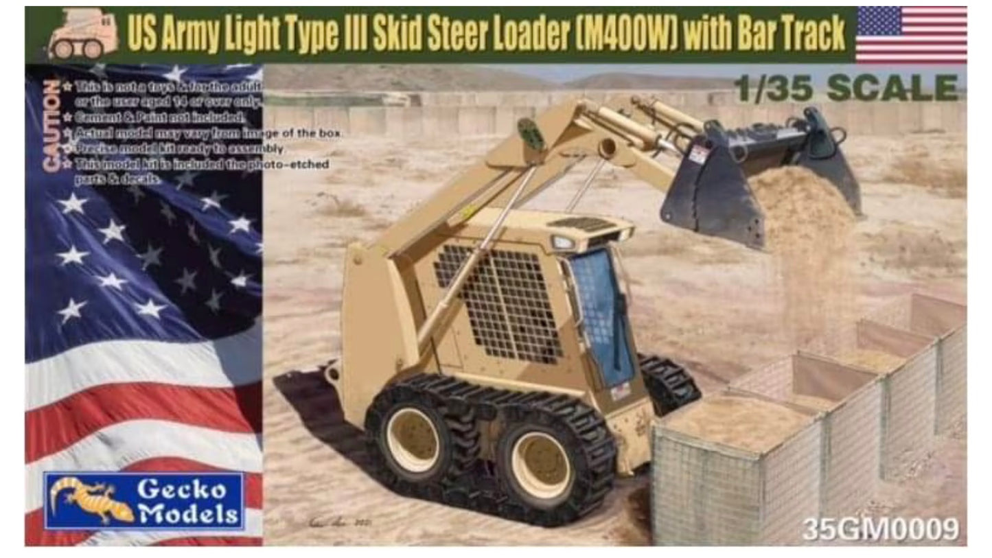 Gecko 35GM0009 US Army Light Type III Skid Steer Loader
