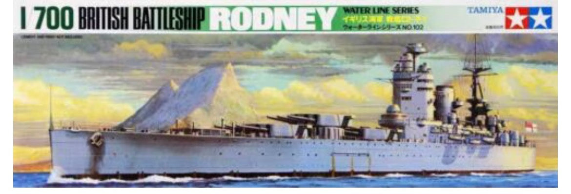 Tamiya 77502 British Battleship Rodney