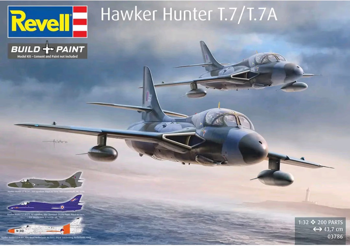 Revell 03786 Hawker Hunter T.7/T.7A