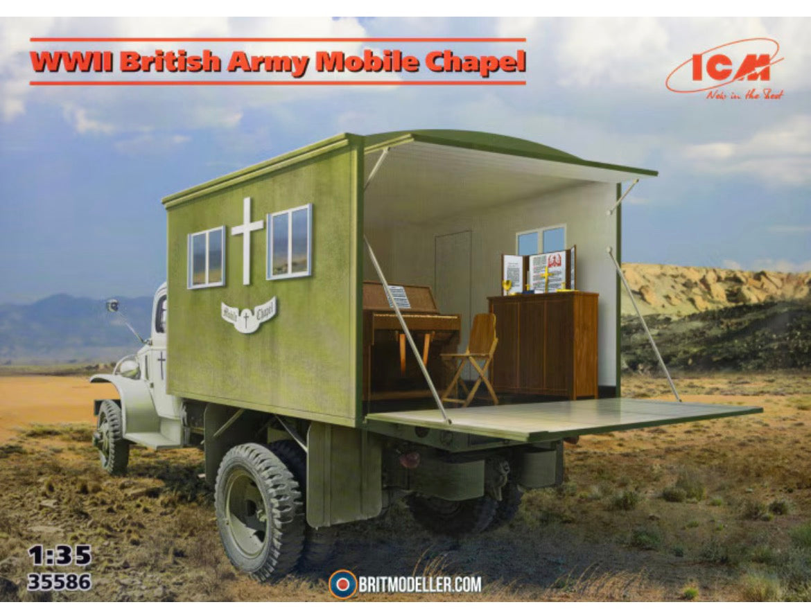 ICM 35586 WWII British Army Mobile Chapel