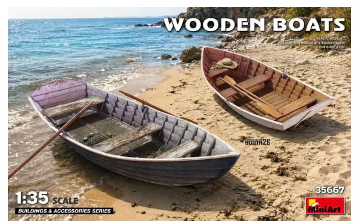 Miniart 35667 Wooden Boats