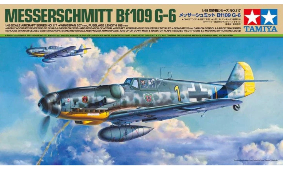 Tamiya 61117 Messerschmitt Bf109 G-6