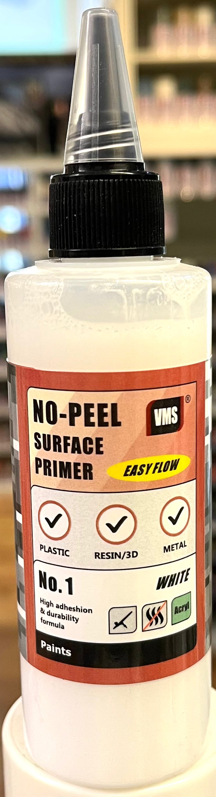 VMS No-Peel Surface Primer White