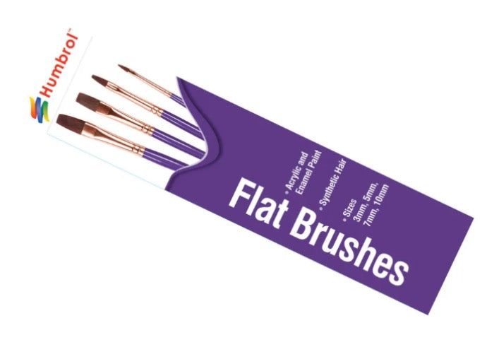 Humbrol Flat Brushes