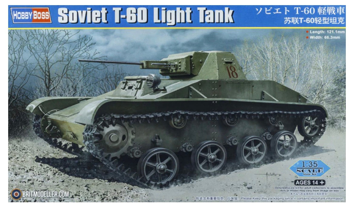 Hobbyboss 84555 Soviet T-60 Light Tank