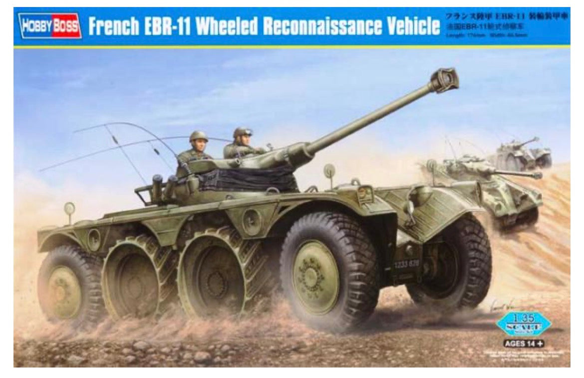 Hobbyboss 82490 French EBR-11 Wheeled Reconnaissance Vehicle