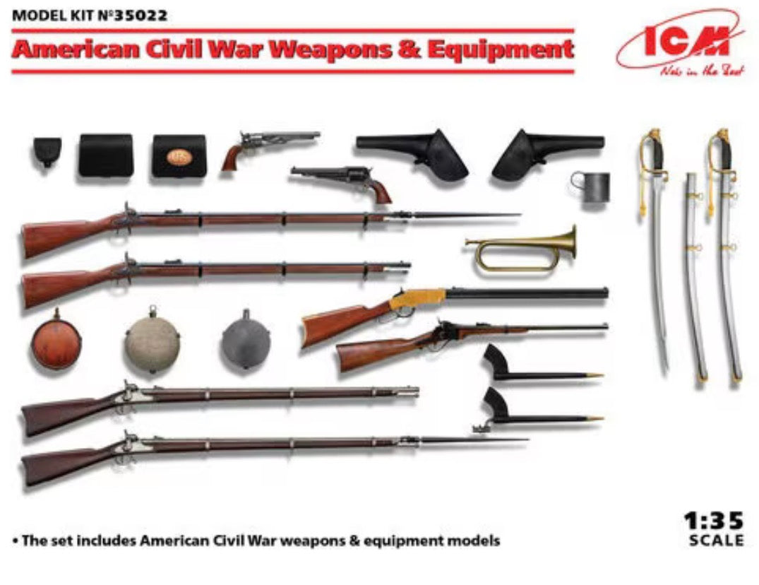 ICM 35022 American Civil War Weapons & Equipment
