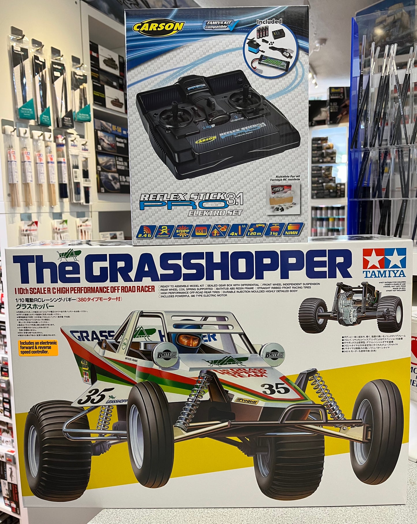 Tamiya RC Grasshopper Bundle