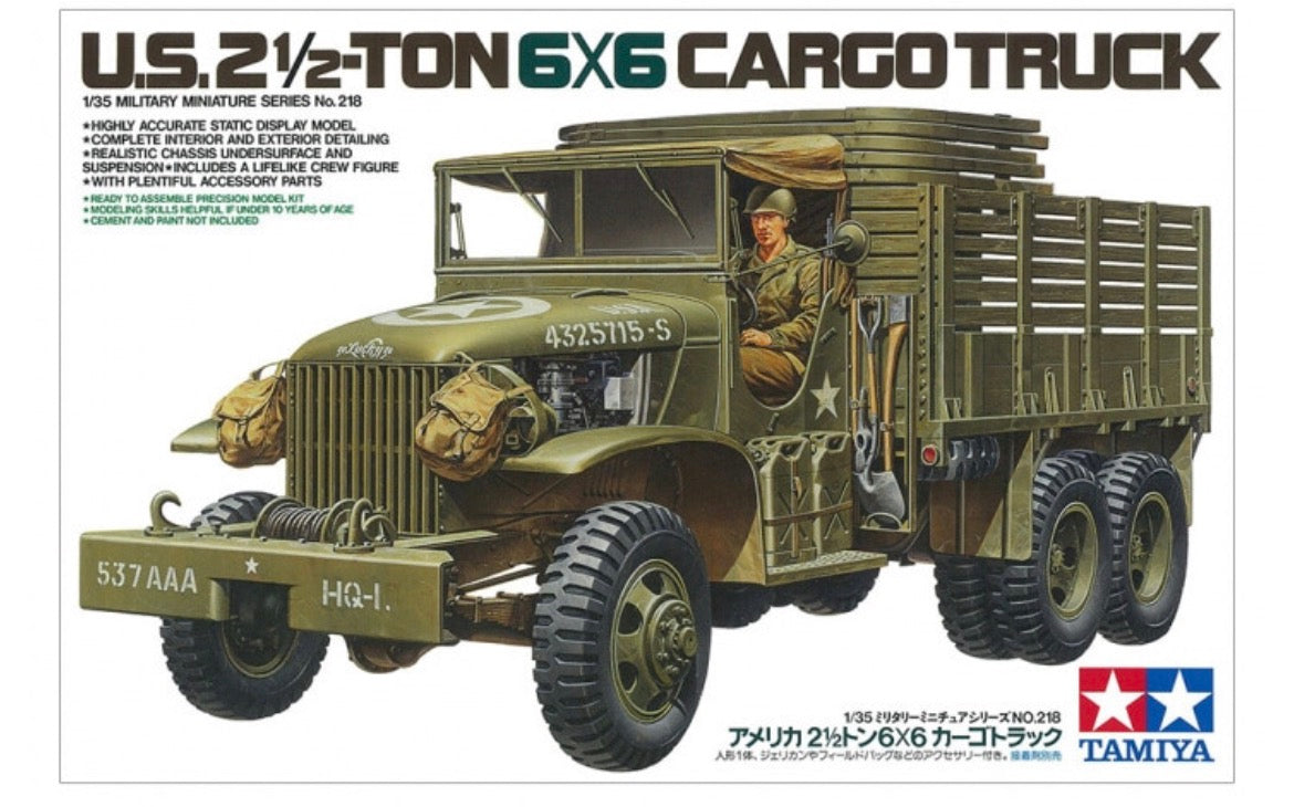 Tamiya 35218 US 2.5ton 6x6 Cargo Truck